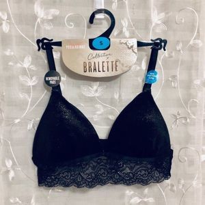 Metallic Bralette Lace Trim NEW